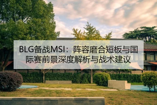 BLG备战MSI：阵容磨合短板与国际赛前景深度解析与战术建议